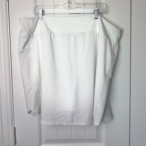 zuda White A-Line Skirt